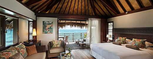 Hilton Moorea - Bungalow sur pilotis